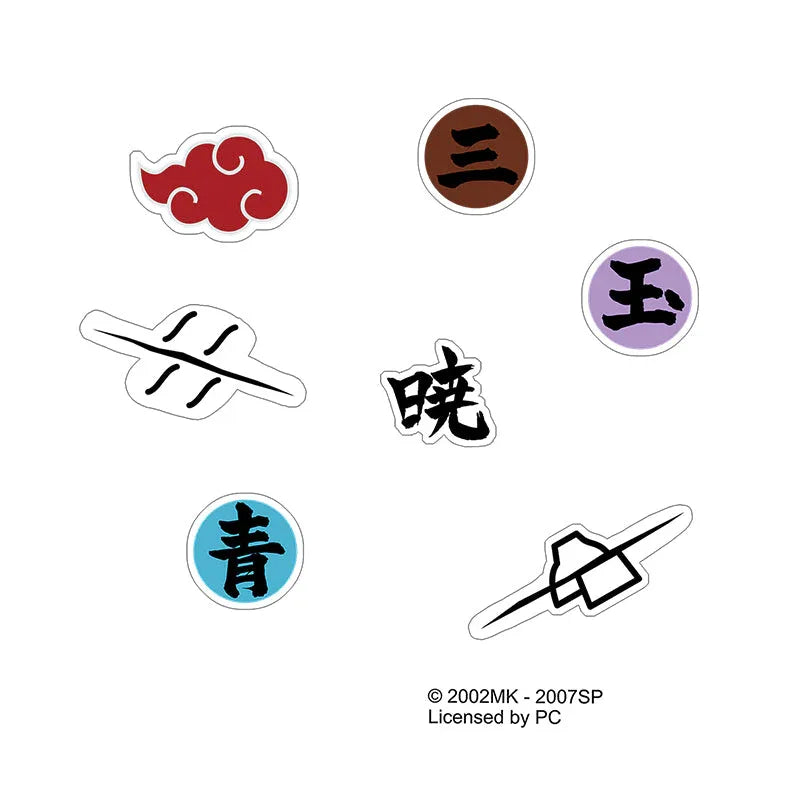 Small Sticker Naruto Akatsuki Elements A ACG Go Anime www.acg-go.com Hatake Kakashi, Naruto Uzumaki, Sticker