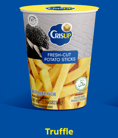 Crisup Fresh Cut Potato Sticks Cups (6 Flavors)