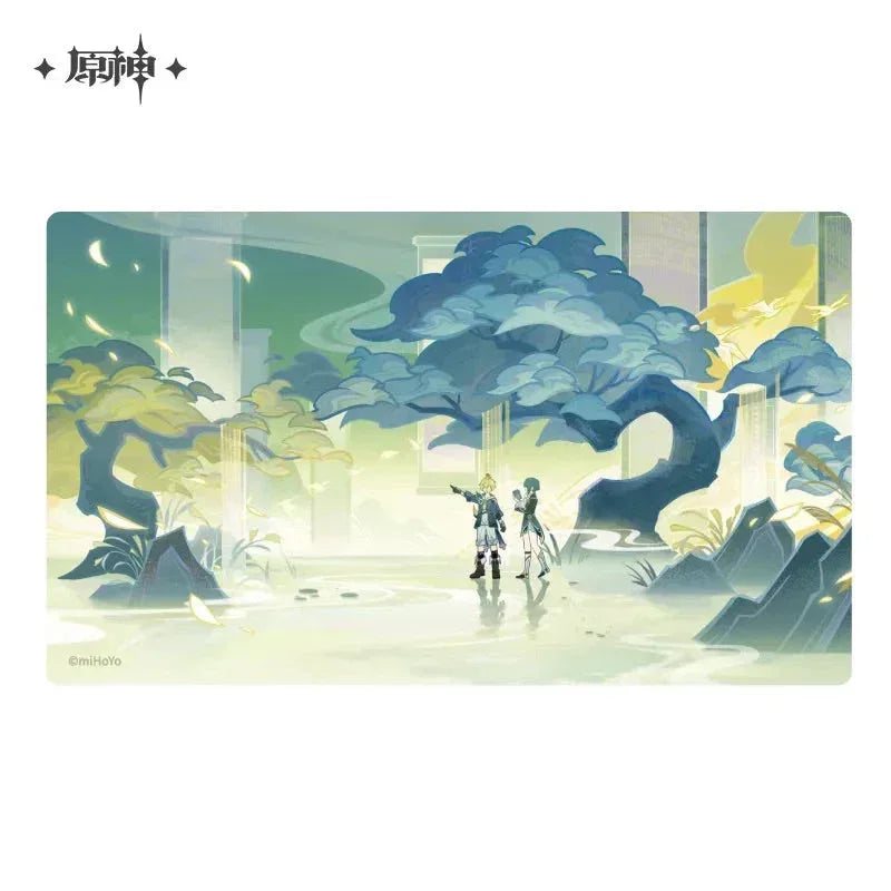 Genshin Impact Waterborne Poetry Theme Series Merch Collection Card D: Xingqiu & Mika ACG Go Anime www.acg-go.com Badge, Card, Chongyun, Diona, Hu Tao, Mika, Noelle, Pendant & Keychain, Venti, Xingqiu