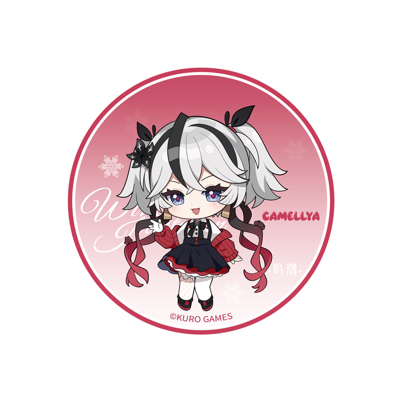 winter invitation series chibi acrylic coaster ACG GO