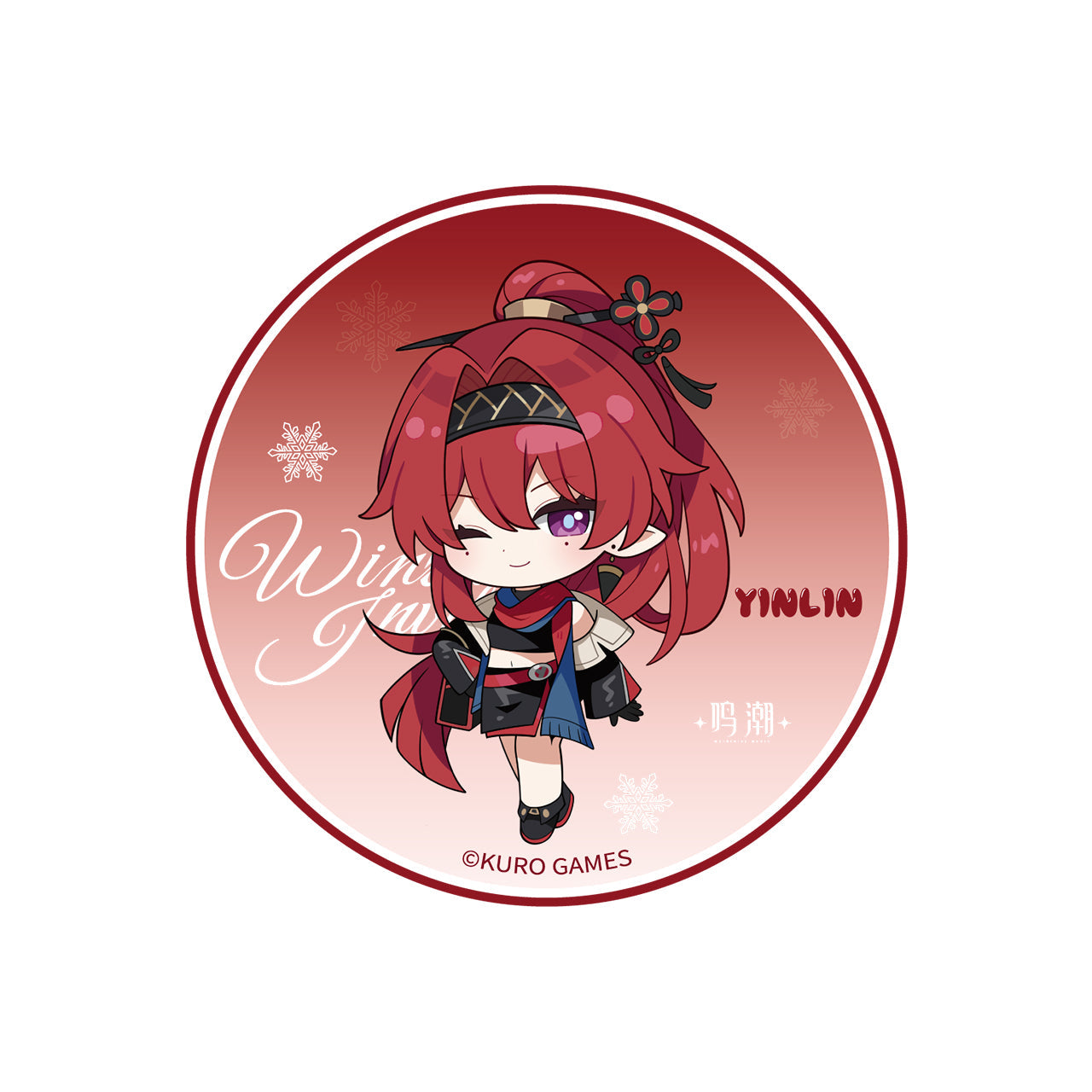 winter invitation series chibi acrylic coaster ACG GO
