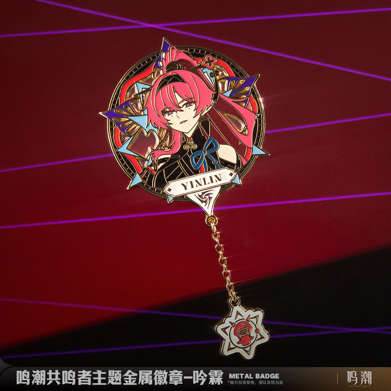 wuthering waves resonator theme metal badge ACG GO