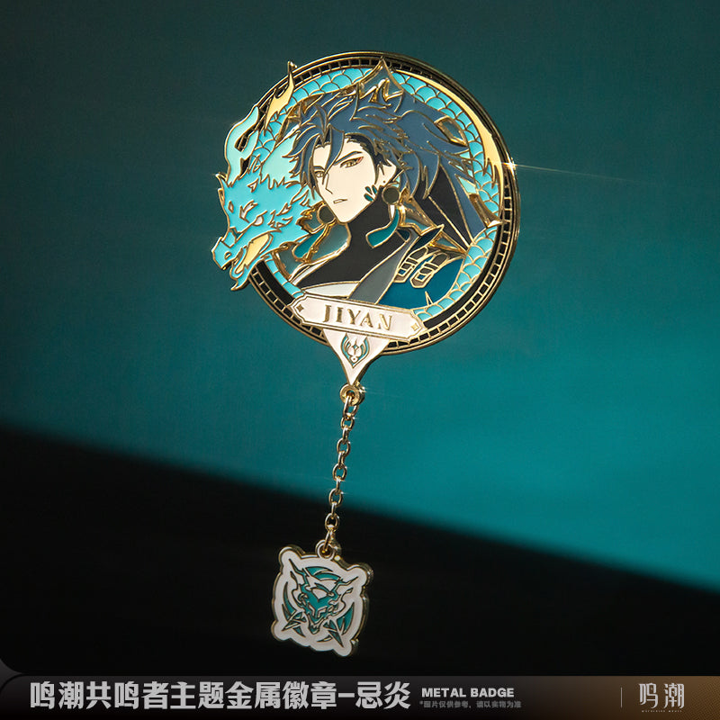 wuthering waves resonator theme metal badge ACG GO