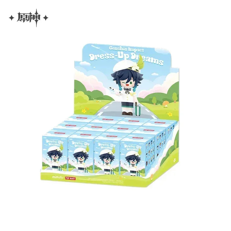 Genshin Impact x POP MART Dress-up Dreams Theme Chibi Series Figure Mystery Box Set (12 boxes) ACG Go Anime www.acg-go.com Albedo, Barbara, Figure, Ganyu, Gorou, Hu Tao, Jean, Mystery Box, Tartaglia, Thoma, Venti, Xiangling, Xingqiu, Yoimiya