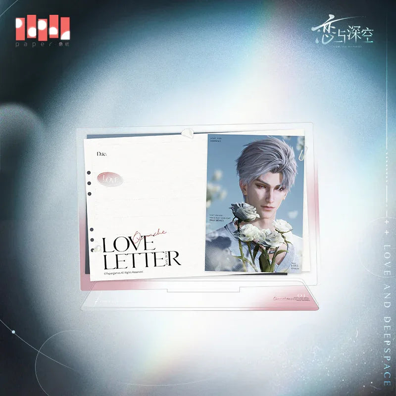 Heart In Shadow Series Message Stand Love and Deepspace Sylus ACG Go Anime www.acg-go.com Love and Deepspace, Rafayel, Stand, Sylus, Xavier, Zayne