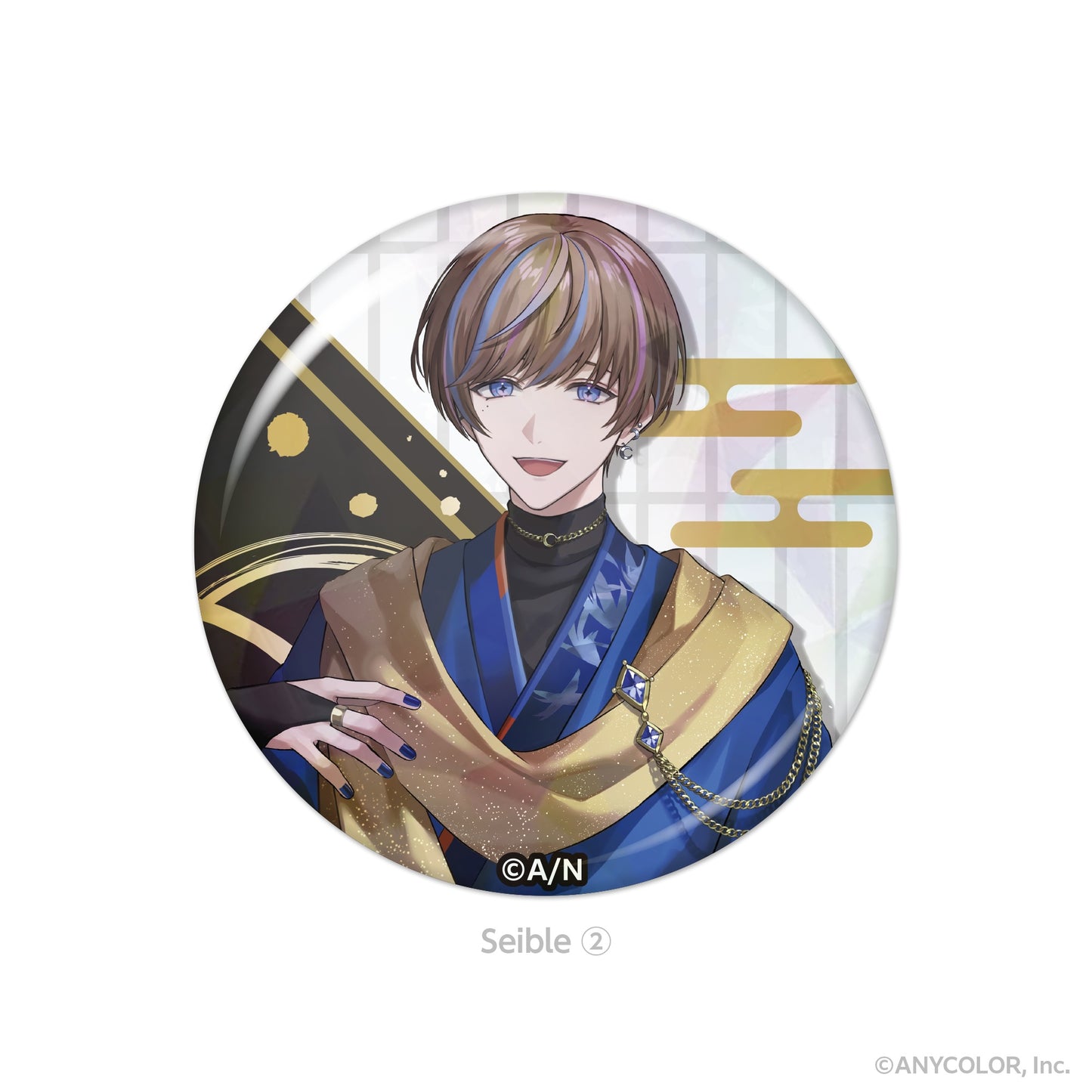 Nijisanji EN By The Beat Series Holographic Badge