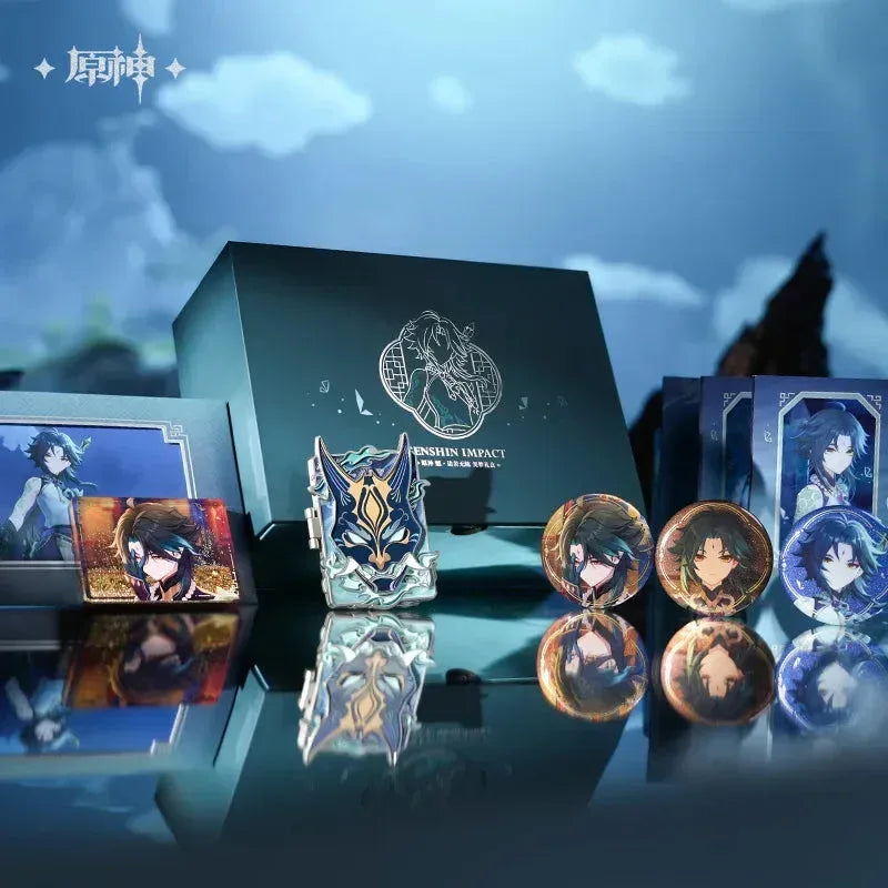 Genshin Impact Xiao Endless Suffering Dream Gift Box Xiao ACG Go Anime www.acg-go.com Acrylic, Badge, Card, Genshin Impact, Gift Box, Xiao