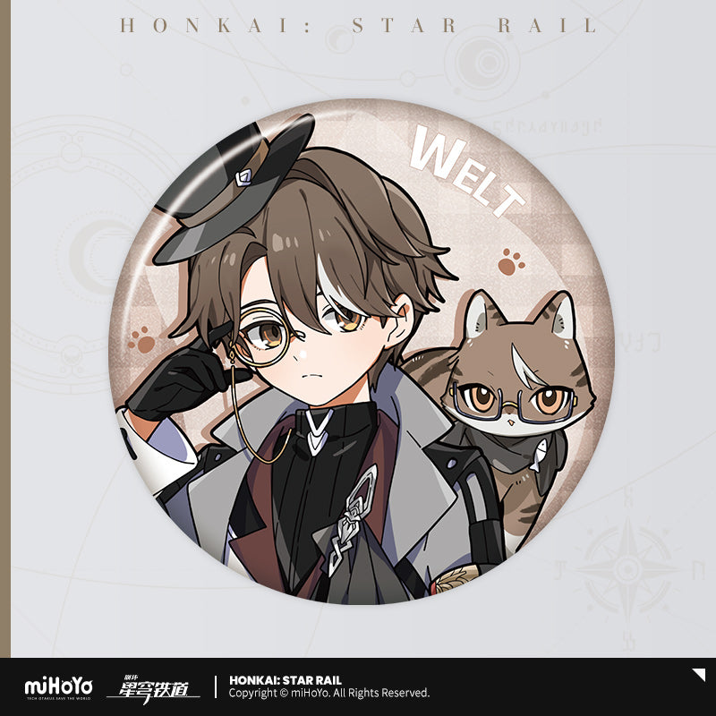 Little Cat Series Tinplate Badge