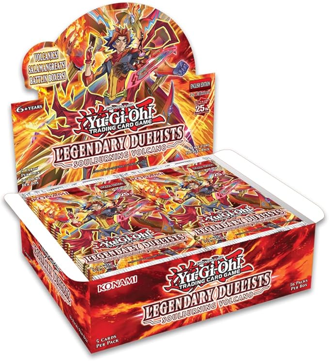 yu gi oh trading card game tcg legendary duelists soulburning volcano booster display ACG GO