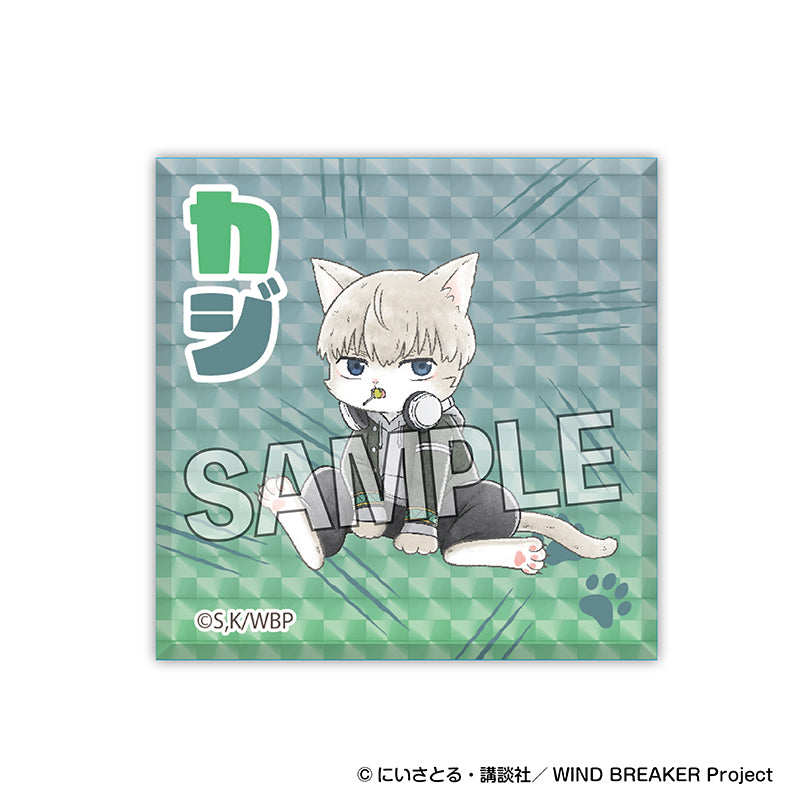 Wind Breaker Cat Ver. Glittering Acrylic Block
