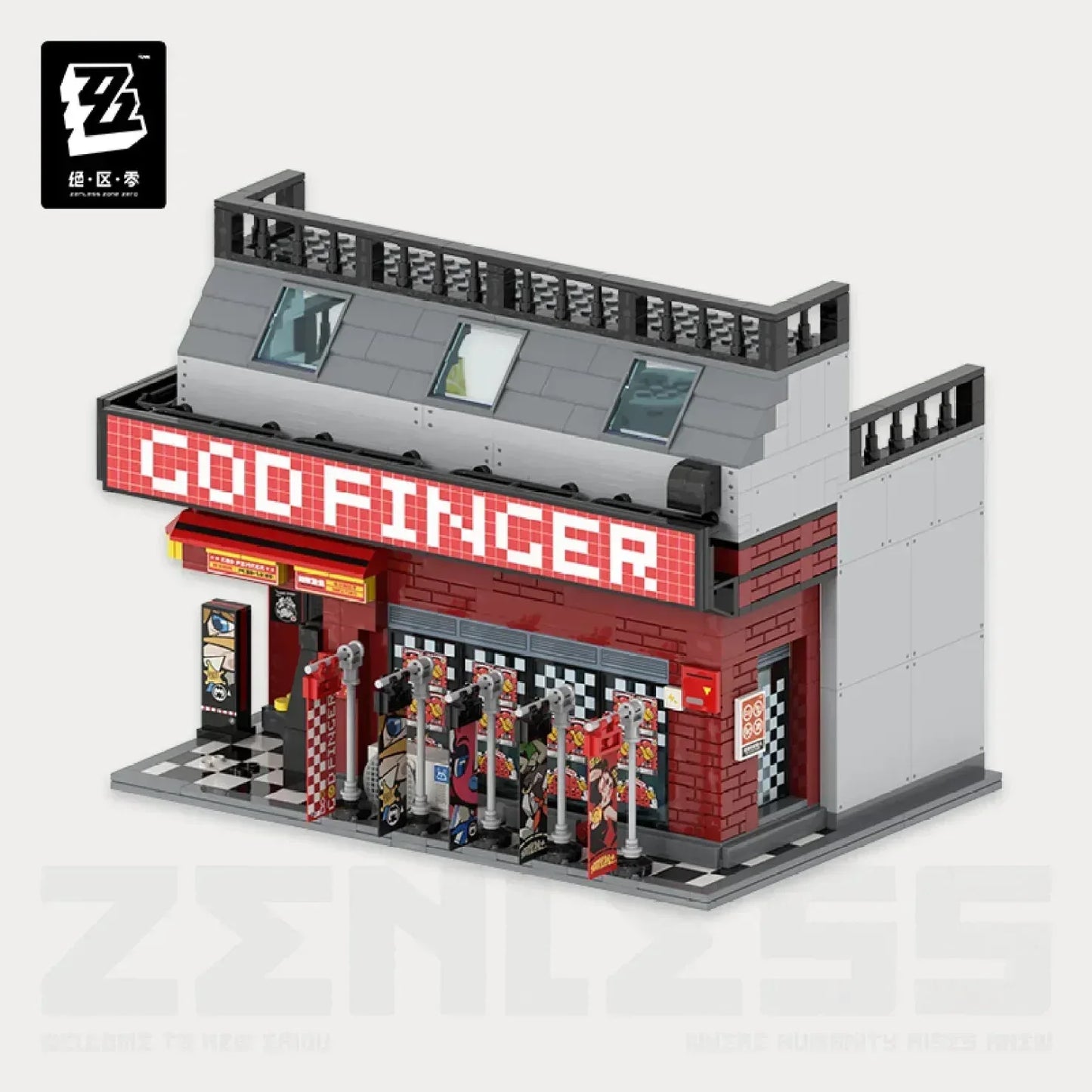 Sixth Street Series Street Scene Building Blocks/Lego Vol.1 Godfinger ACG Go Anime www.acg-go.com Art Decor, Bangboo