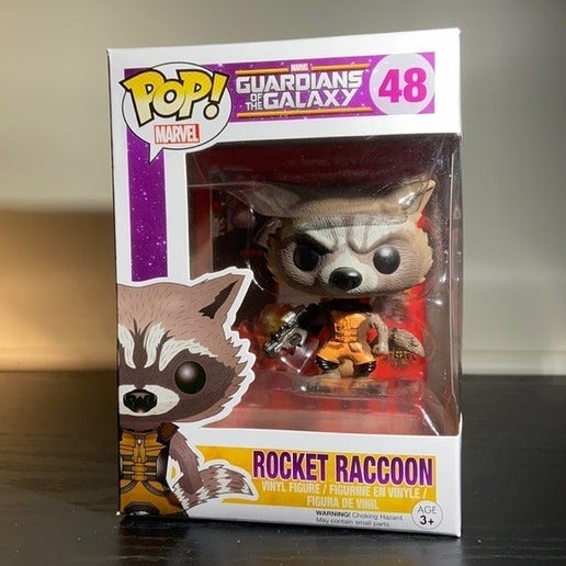 Rocket raccoon sales funko pop 48