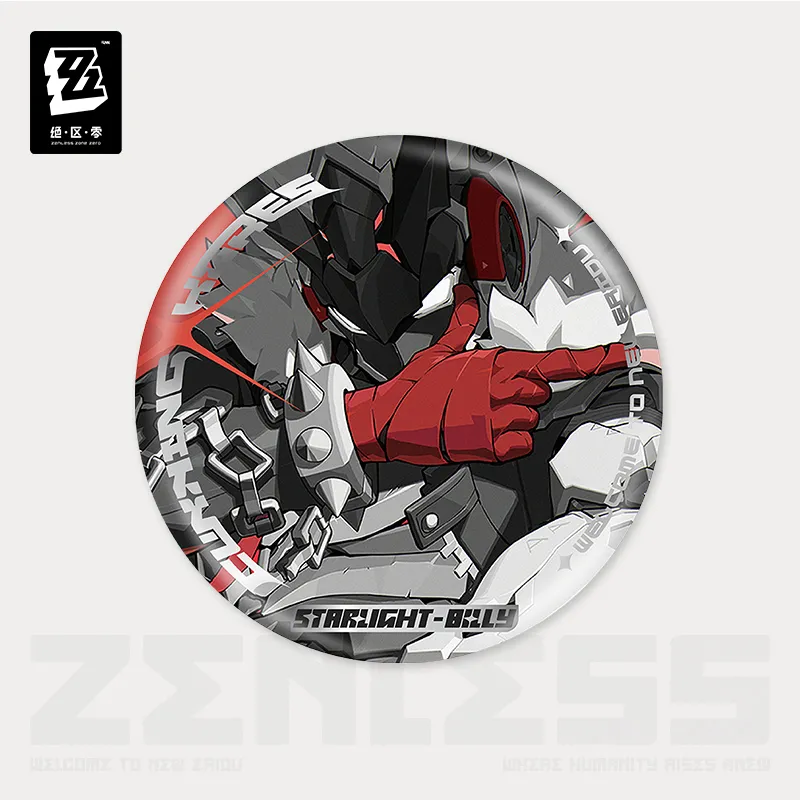 Zenless Zone Zero Mindscape Cinema Series Cunning Hares Reflective Badge