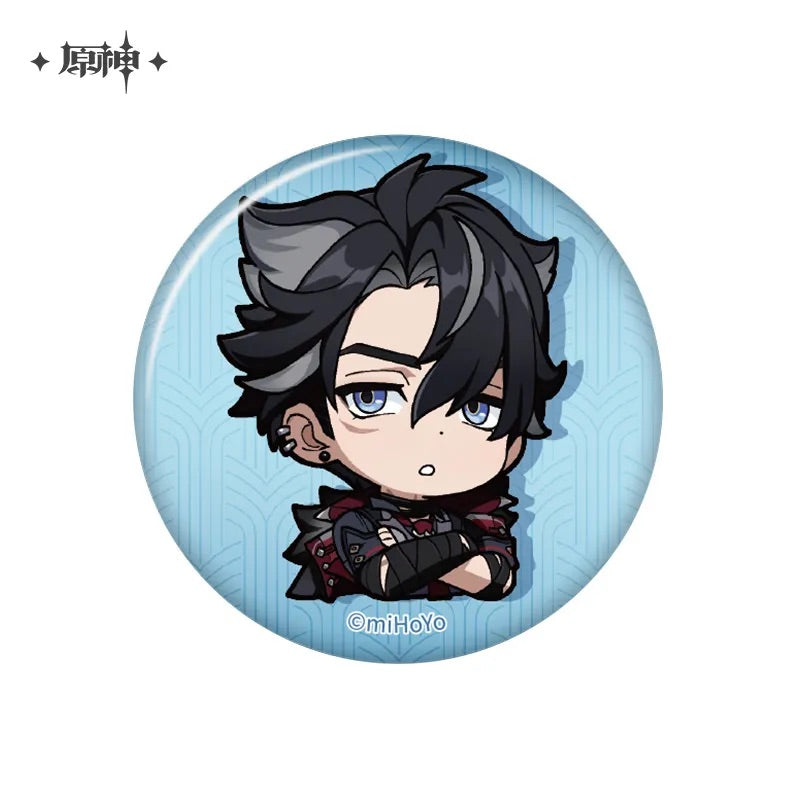 Genshin Impact Chibi Character Series Badge Court of Fontaine