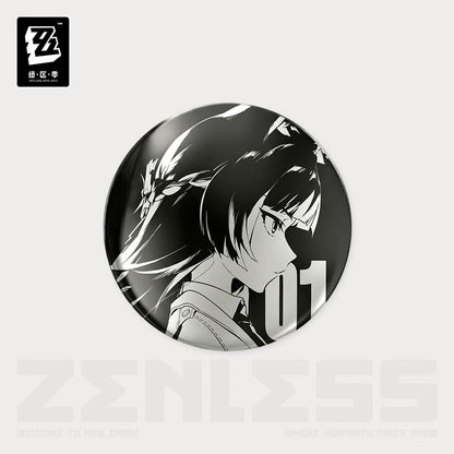 Zenless Zone Zero Time Signal Research Series Metallic Mirror Badge Vol.2