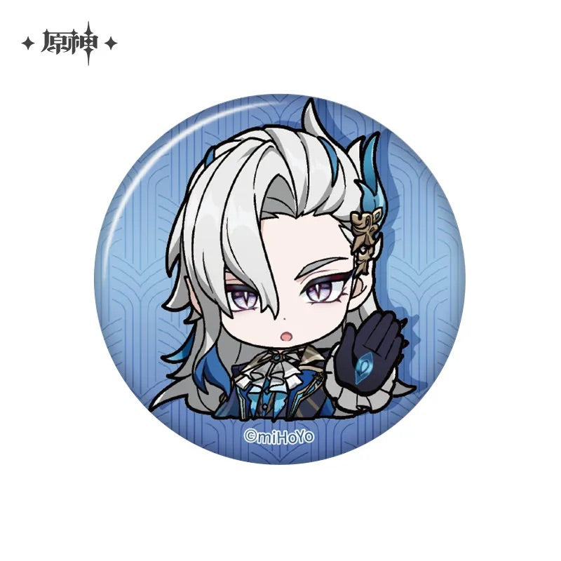 Genshin Impact Chibi Character Series Badge Court of Fontaine