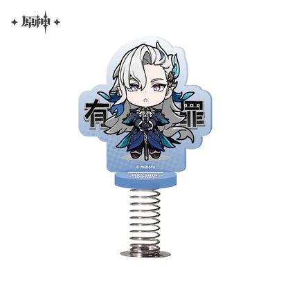Genshin Impact Chibi Character Series Expression Happy Shaking Acrylic Standee Court of Fontaine