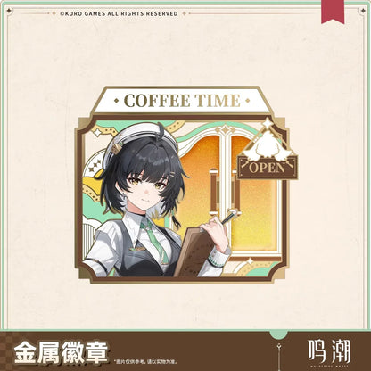 Wuthering Waves When the Skies Align Theme Rover Metal Badge Male Rover ACG Go Anime www.acg-go.com Badge, Female Rover, Male Rover, Wuthering Waves