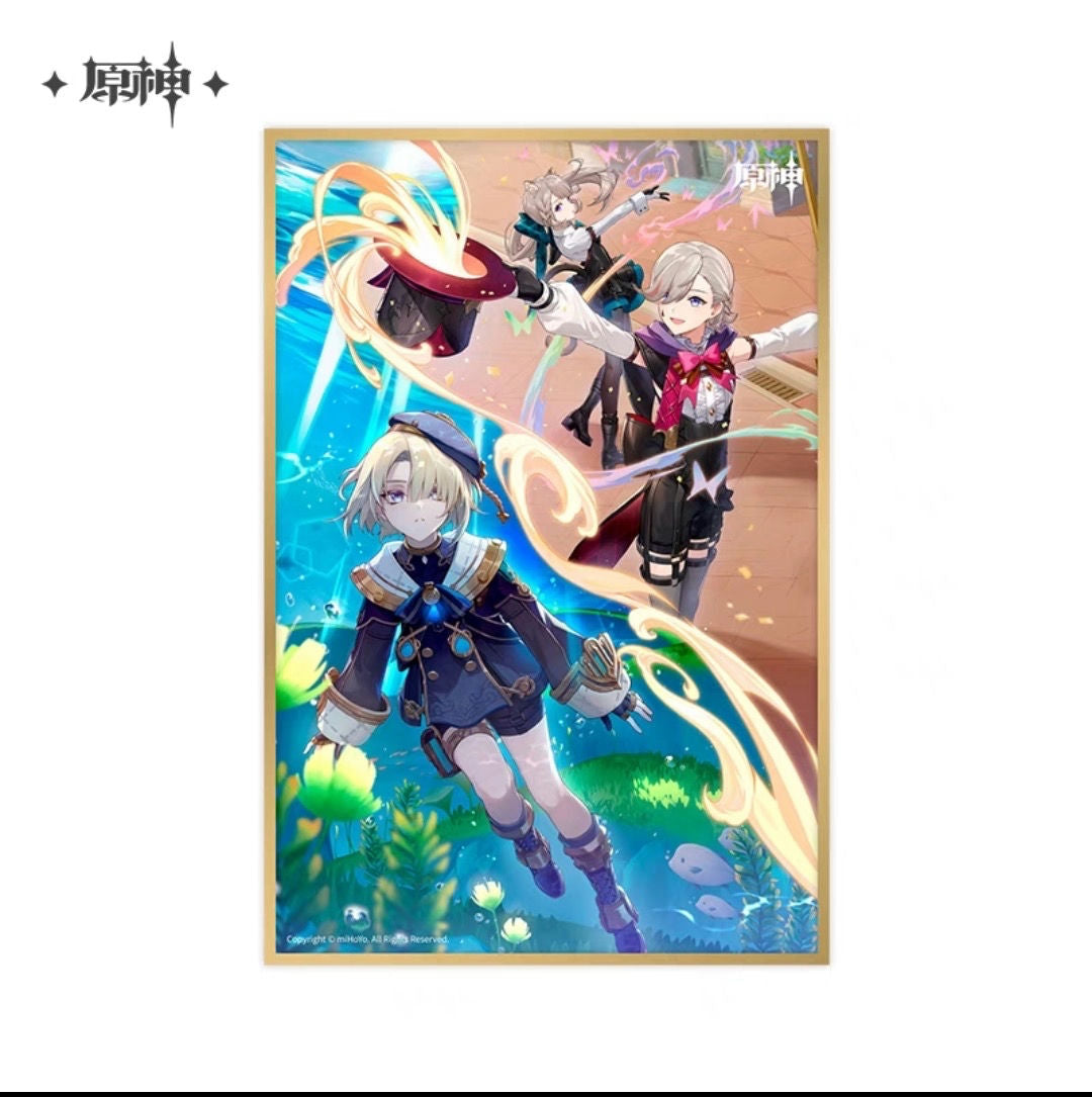 Genshin Impact Shikishi Card Board
