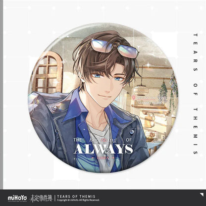 Tears of Themis The Beginning of Always Series Tinplate Badge Artem Wing ACG Go Anime www.acg-go.com Artem Wing, Badge, Luke Pearce, Marius von Hagen, Tears of Themis, Vyn Richter