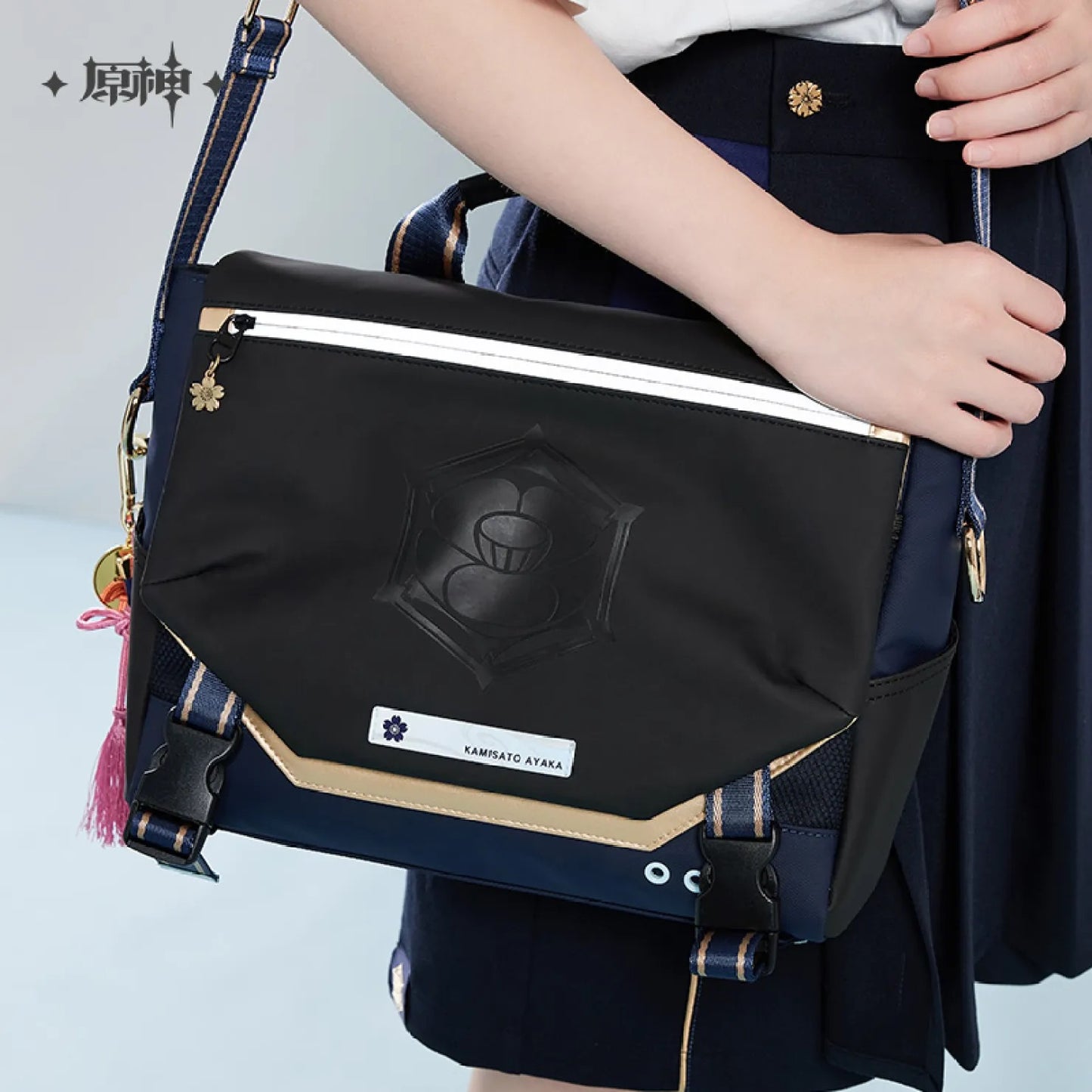 Genshin Impact Kamisato Ayaka Theme Impression Series Crossbody Bag