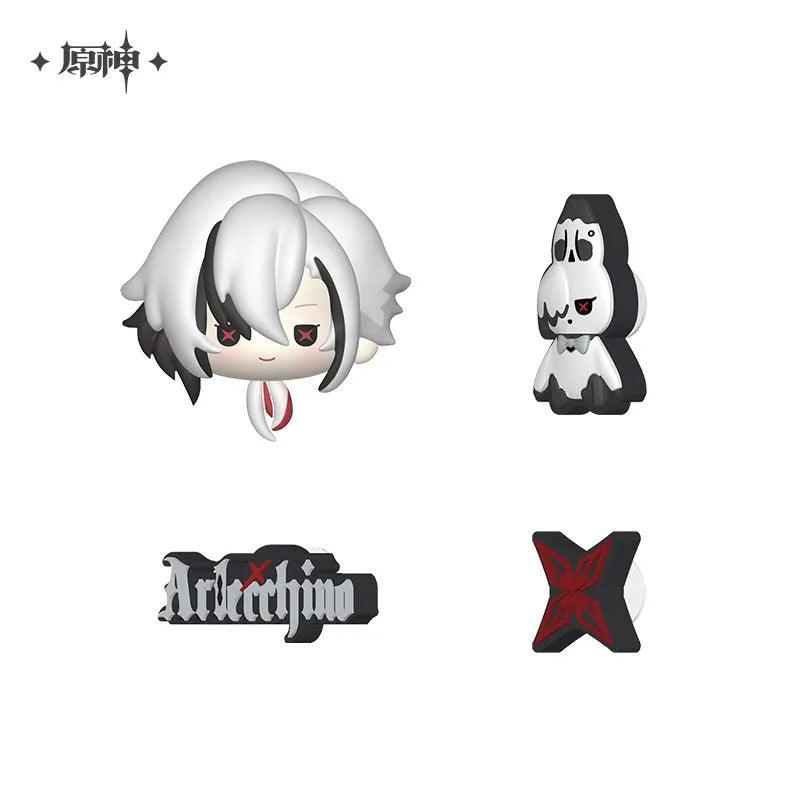 Genshin Impact Aurora Party Series DIY Soft Rubber Decoration Set