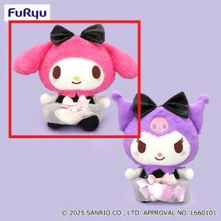 FuRyu Sanrio My Melody Black Flower in Dress BIG Plush