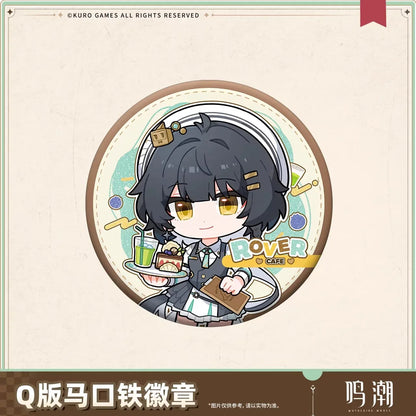 Wuthering Waves When the Skies Align Theme Rover Chibi Tinplate Badge Female Rover ACG Go Anime www.acg-go.com Badge, Female Rover, Male Rover, Wuthering Waves