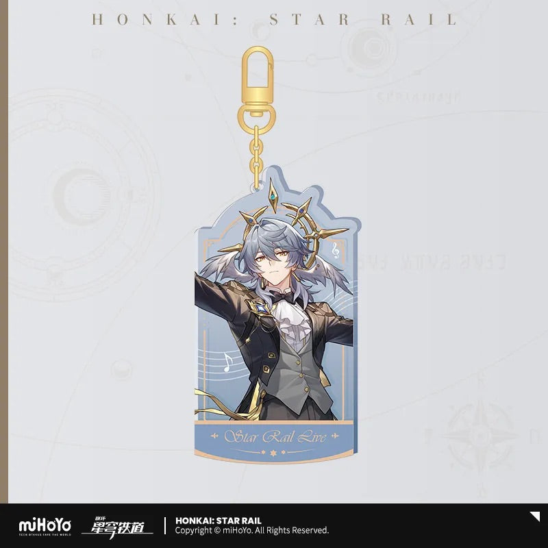LIVE Series Quicksand Acrylic Keychain