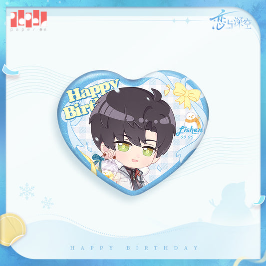 Dawnbreak Promise Series Zayne 2025 Birthday Chibi Tinplate Badge