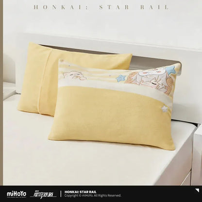 Honkai: Star Rail Boys Dormitory Chibi Household Series Pillowcase