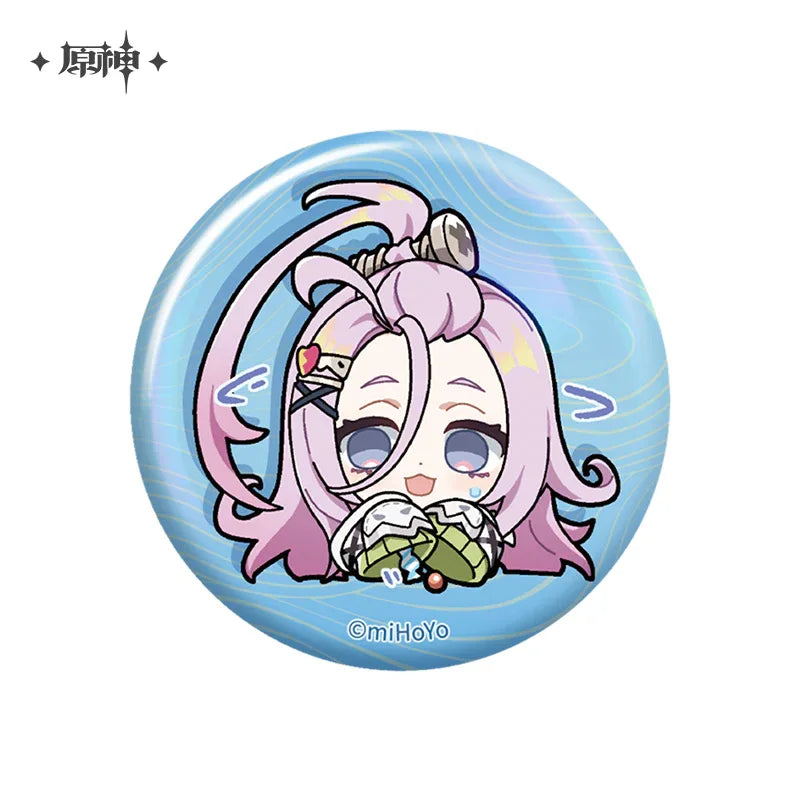 Nod-Krai Chibi Emojis Series Badge Genshin Impact Aino ACG Go Anime www.acg-go.com Aino, Badge, Flins, Genshin Impact, Ineffa, Lauma