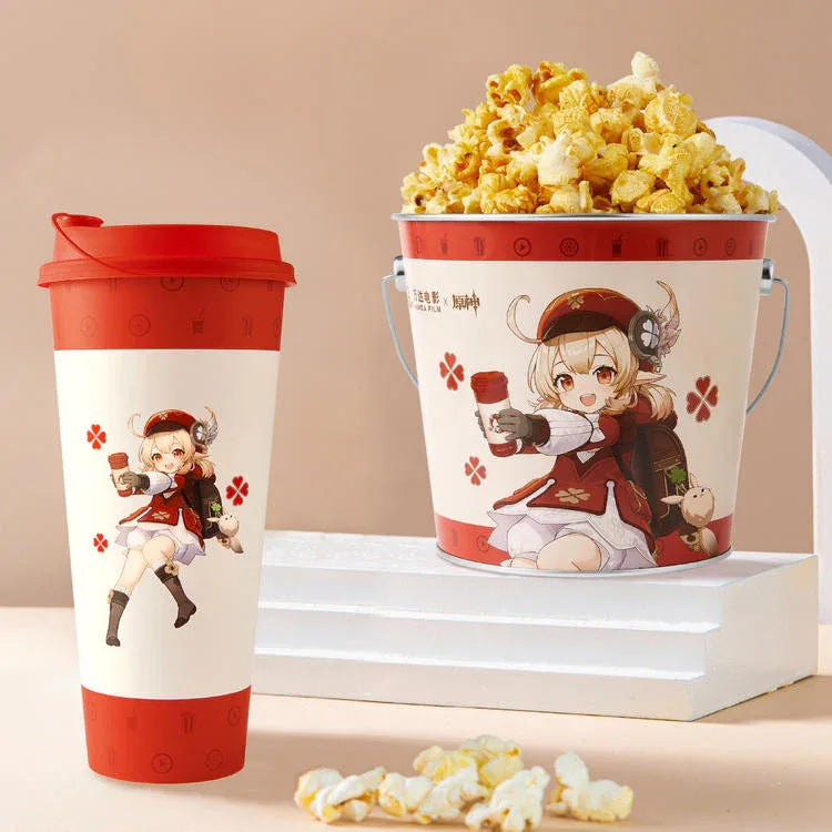 Genshin Impact x Wanda Film "Magic Screen Journey: A Date with Light and Shadow" Popcorn/Coke Single Meal Klee ACG Go Anime www.acg-go.com Art Decor, Genshin Impact, Jean, Klee
