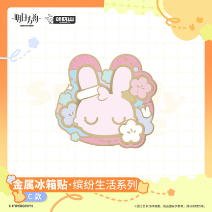 Arknights Sparkly Life Series Metal Refrigerator Magnets