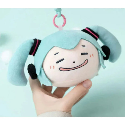 Hatsune Miku Pinch Face Series Plush Keychain