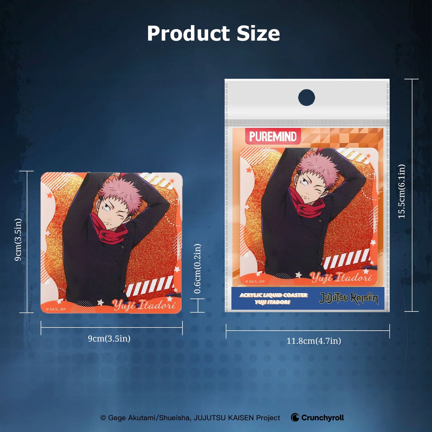 Jujutsu Kaisen Acrylic Liquid Coaster