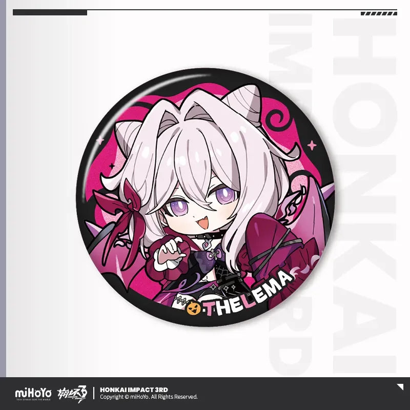 The Seven Shus Night of Encounters Series Chibi Tinplate Badge Honkai Impact 3rd Thelema ACG Go Anime www.acg-go.com Ajita, Badge, Baiji, Honkai Impact 3rd, Lantern, Litost, Serapeum, Songque, Thelema