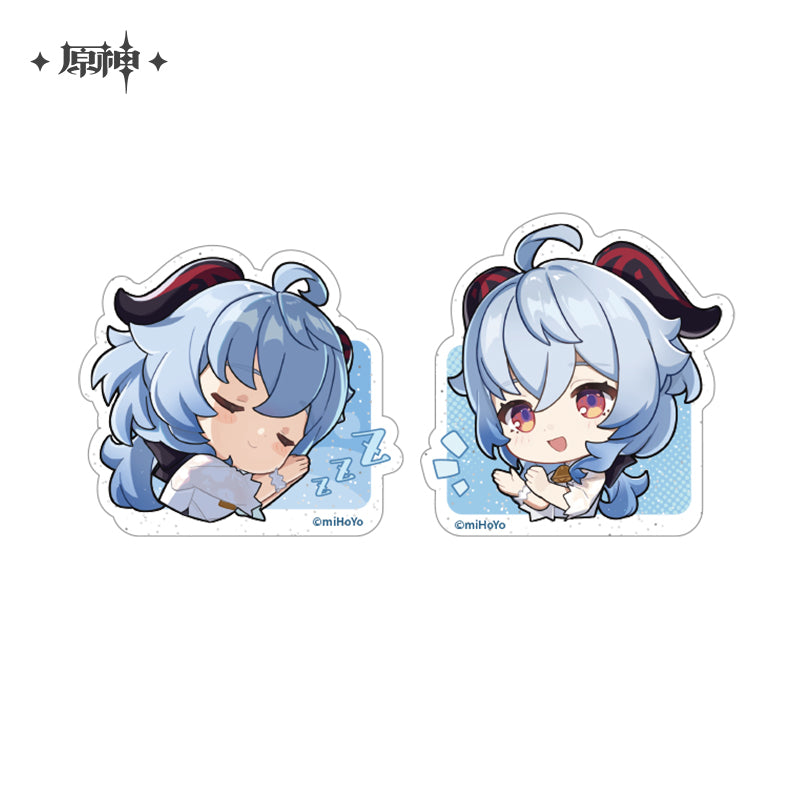 Genshin Impact X HeyTea Series Vol.2 Xin You Suo Xi Badge & Standee & Acrylic Clip