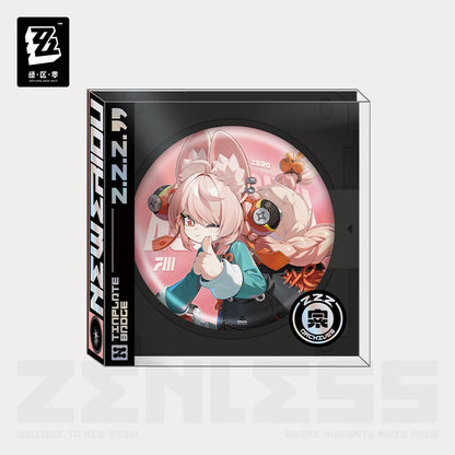 Zenless Zone Zero Artwork Series Krampus Tinplate Badge