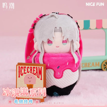 Ice Cream Series Plush Keychain Wuthering Waves Cantarella ACG Go Anime www.acg-go.com Brant, Cantarella, Carlotta, Pendant & Keychain, Phoebe, Roccia, Wuthering Waves, Zani