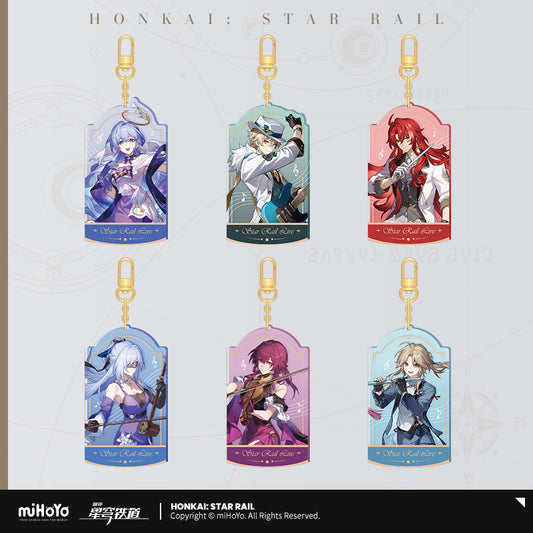 LIVE Series Quicksand Acrylic Keychain