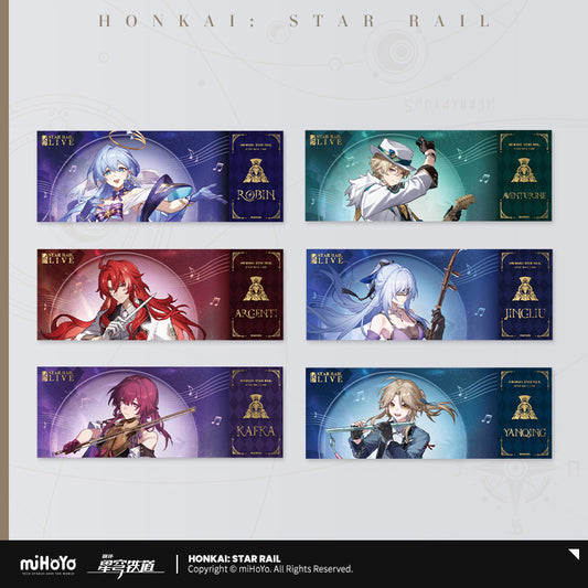 LIVE Series Laser Collectible Tickets