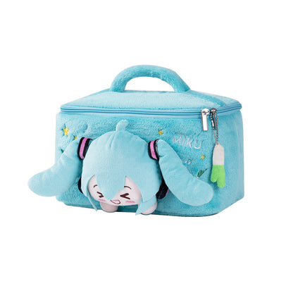 Squinting Eyes Series Plush Cosmetic Bag Vocaloid! Hatsune Miku ACG Go Anime