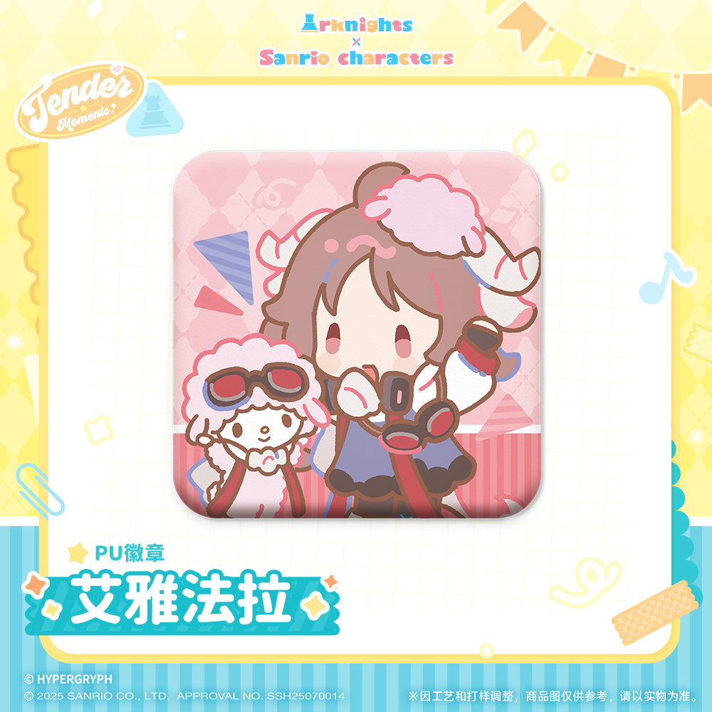 x Sanrio Family PU Badge