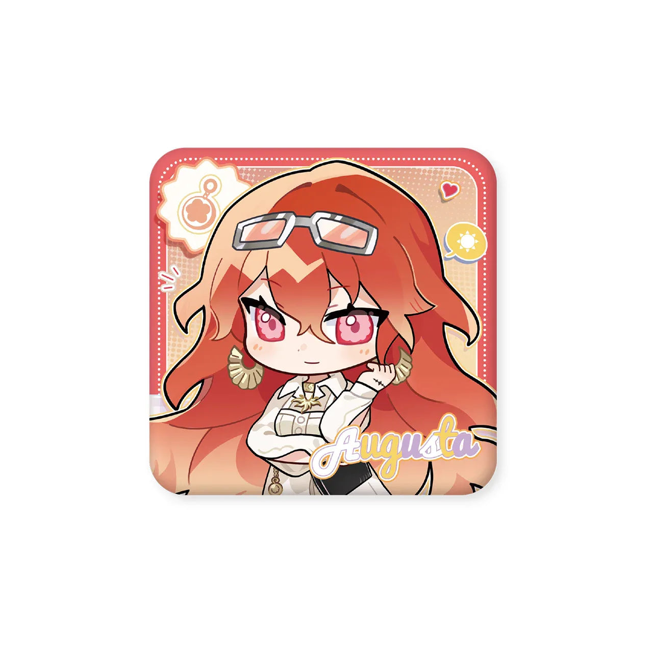Wuthering Waves x KAKACODE Cleaar Sky Resonance Series Chibi Tinplate Badge