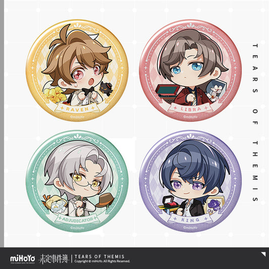 Qing Yuan Yao Yue Series Chibi Tinplate Badge