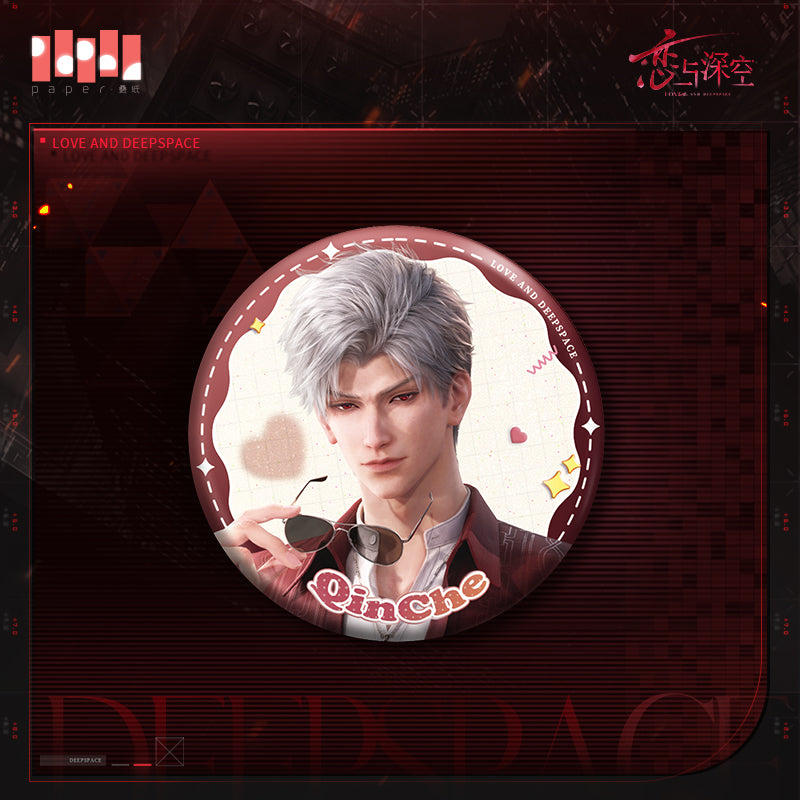 Cage Time Series Tinplate Badge