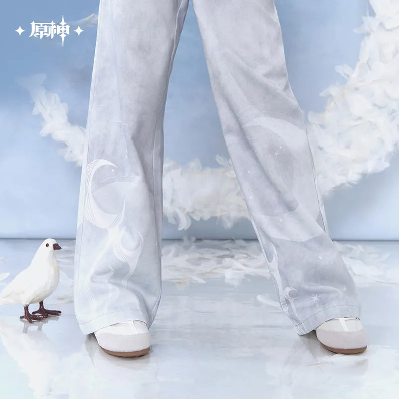 Genshin Impact Columbina Impression Series Printed Casual Trousers
