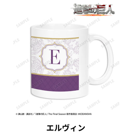 Attack on Titan Drawn Illustration Tea Time Ver. Mug