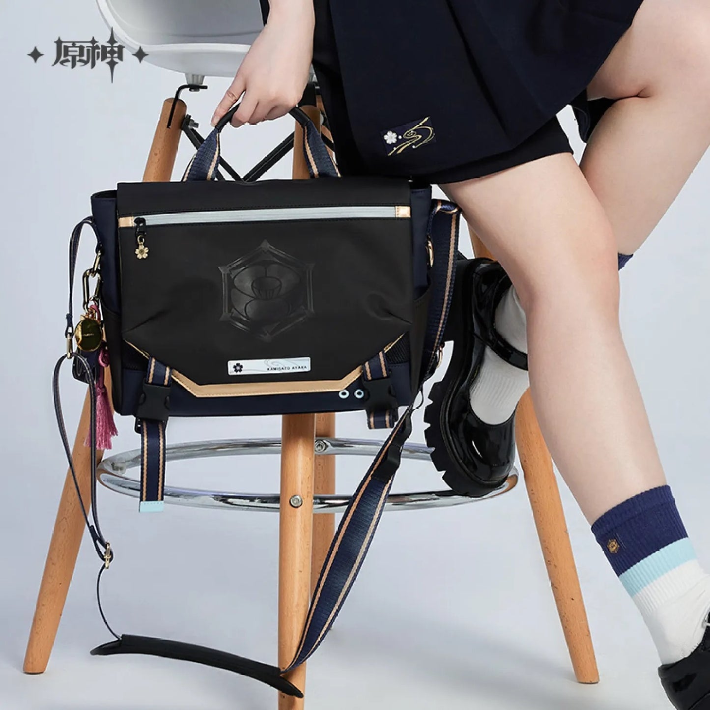 Genshin Impact Kamisato Ayaka Theme Impression Series Crossbody Bag
